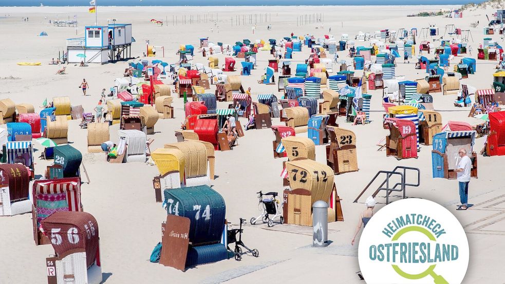 Das Strandflair hat sicher zur guten Bewertung der Borkumer Lebensqualität beigetragen. Foto: dpa/Hauke-Christian Dittrich