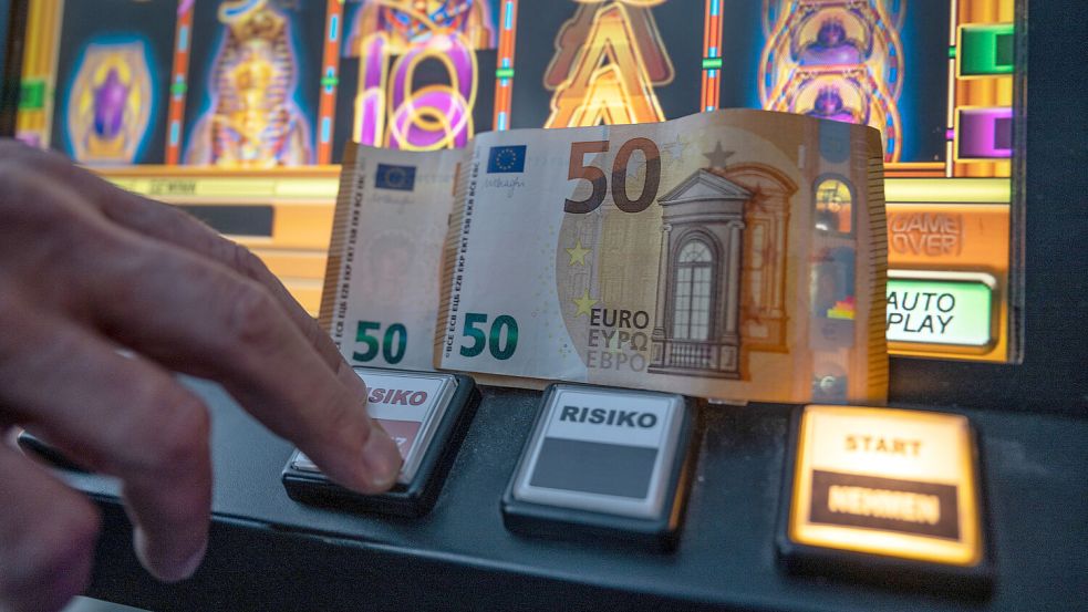 Ein Glücksspielautomat. Foto: DPA