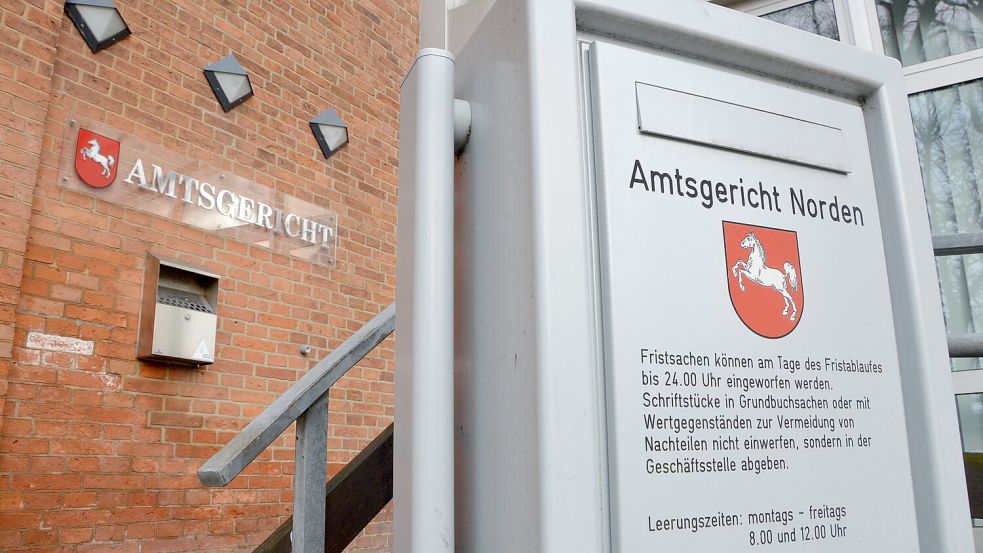 Vor dem Amtsgericht Norden musste sich am Montag ein 51-Jähriger aus dem Brookmerland verantworten. Foto: Thomas Dirks