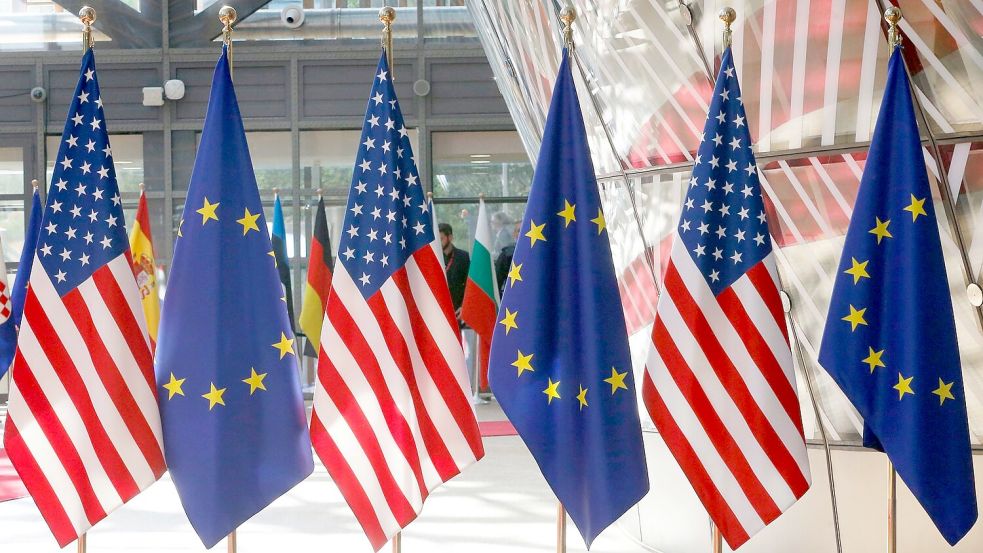 Im Zollstreit zwischen den USA und der EU ist keine schnelle Einigung in Sicht. (Symbolbild) Foto: Nicolas Maeterlinck/BELGA/dpa