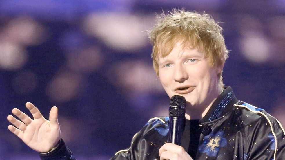 Sheeran („Shape of You“) zählt zu den bekanntesten Popstars der Welt. (Archivbild) Foto: Joel C Ryan/AP/dpa