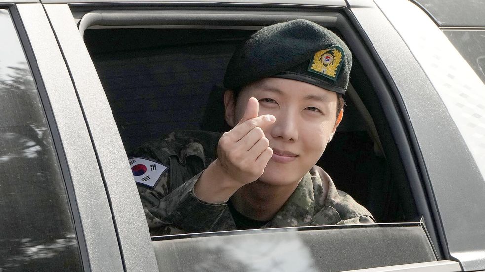 BTS-Mitglied J-Hope hatte bereits seinen Militärdienst abgeleistet. (Archivbild) Foto: Ahn Young-joon/AP/dpa