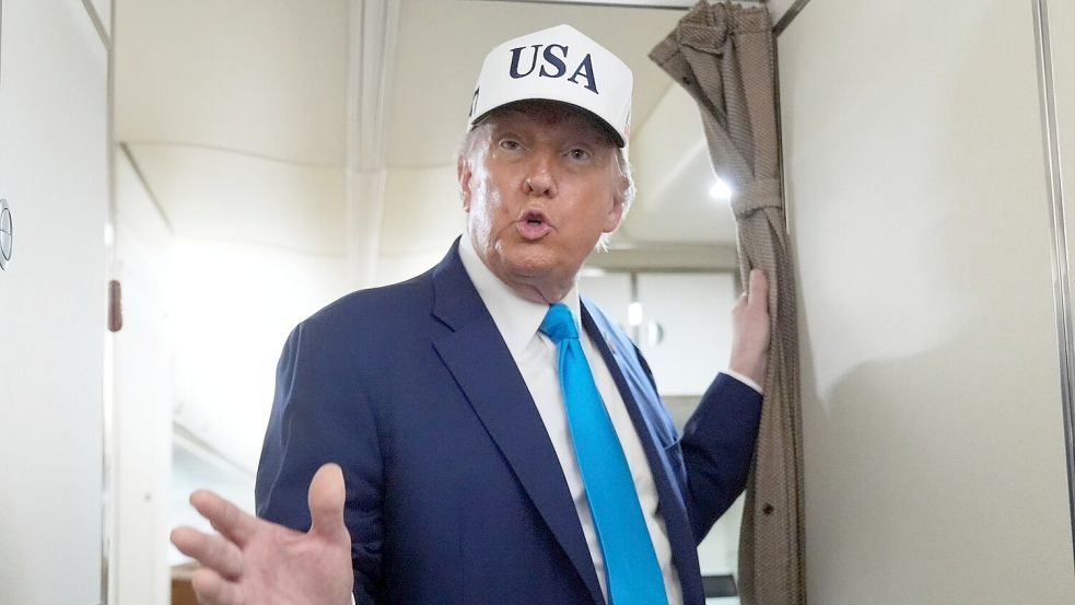 US-Präsident Donald Trump ist nicht danach, sich mit Tech-Milliardär Elon Musk zu versöhnen. Foto: Manuel Balce Ceneta/AP/dpa