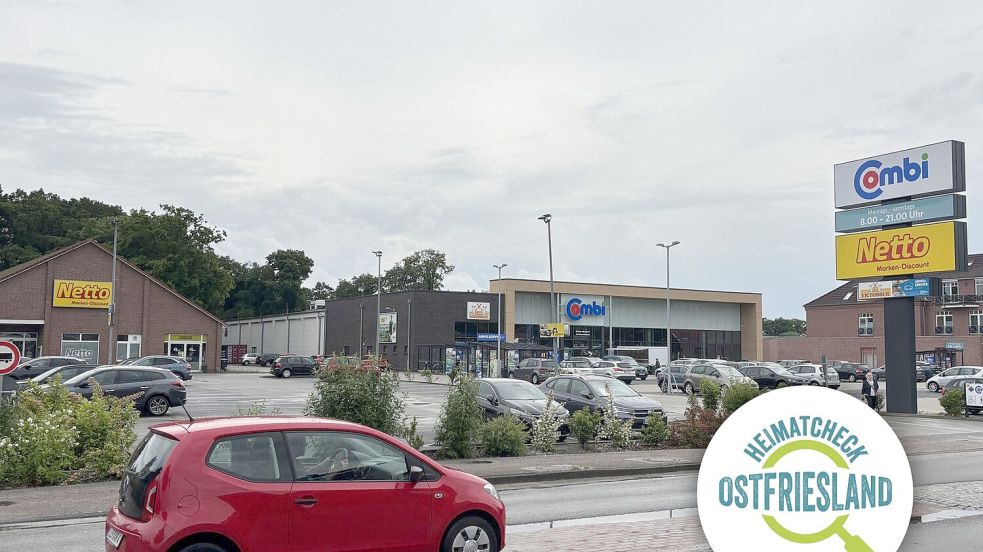 An der Ostertorstraße befinden sich mehrere Märkte. Combi und Netto stehen direkt nebeneinander, ein Stückchen ist Edeka und Bolte. Foto: Lars Löschen