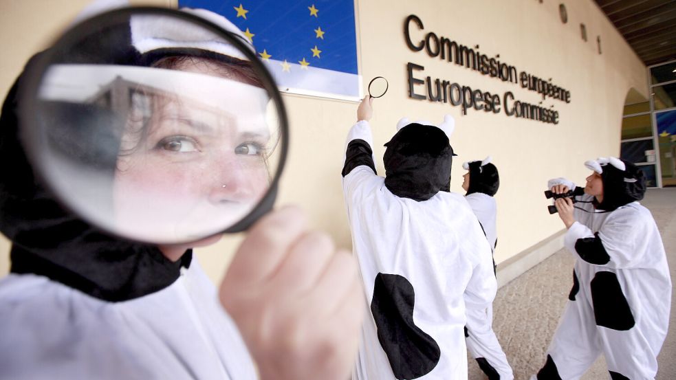 Aktivisten von „Friends of the Earth“ – hier auf einem Archivfoto aus 2011 – und anderen Gruppen sollen Geld von der EU-Kommission erhalten haben. Foto: picture alliance/Olivier Hoslet