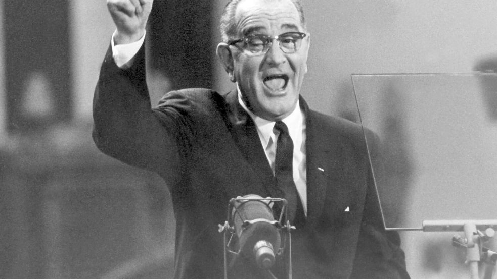 Lyndon B. Johnson unterzeichnete eine Verfügung gegen Diskriminierung aufgrund des Geschlechts. (Archivbild) Foto: picture alliance / dpa