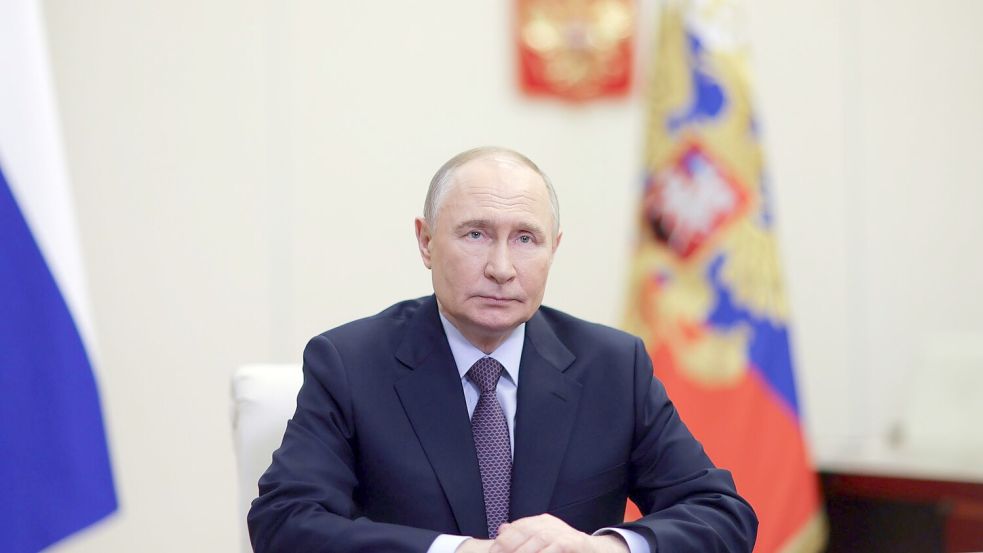 Kremlchef Wladimir Putin fordert eine Verbesserung der russischen Flugabwehr. (Archivbild) Foto: Gavriil Grigorov/Pool Sputnik Kremlin/AP/dpa
