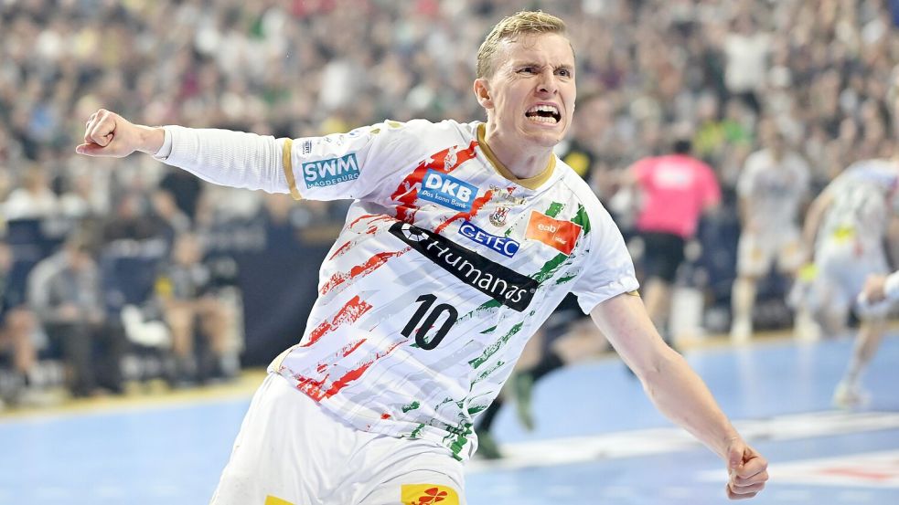 War unermüdlicher Antreiber beim SC Magdeburg: Gisli Kristjansson. Foto: Marius Becker/dpa