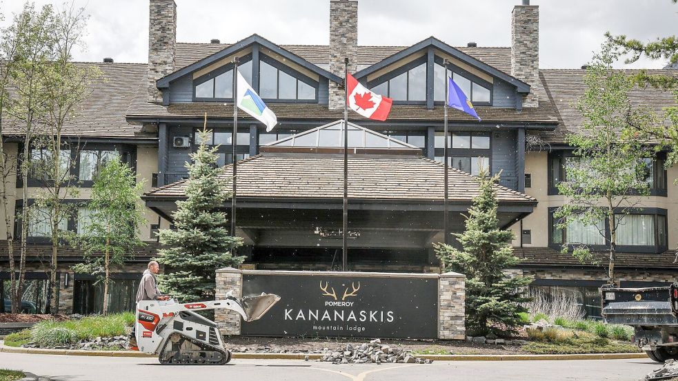 In diesem Hotel treffen sich die Staats- und Regierungschefs. (Archivbild) Foto: Jeff McIntosh/The Canadian Press/dpa