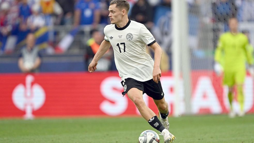 Auf dem Weg nach Liverpool: Der deutsche Nationalspieler Florian Wirtz. Foto: Federico Gambarini/dpa