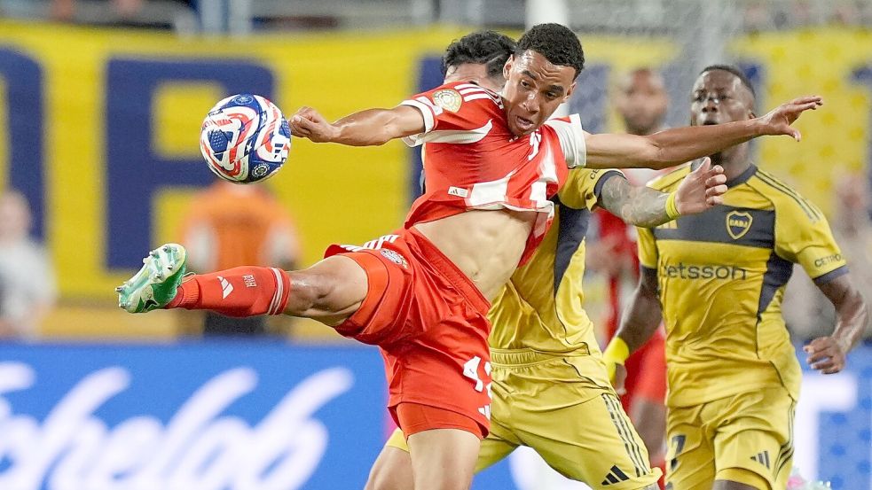 Jamal Musiala war als Joker nur kurz in Aktion. Foto: Rebecca Blackwell/AP/dpa