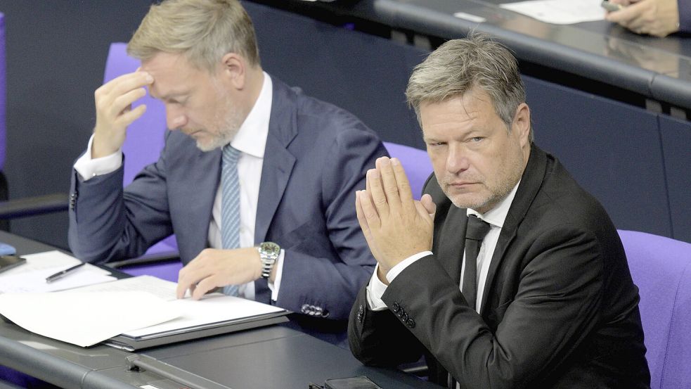 Haben der damalige grüne Bundeswirtschaftsminister Robert Habeck und Ex-Finanzminister Christian Lindner Bedenken bei Northvolt-Finanzierung ignoriert? Foto: IMAGO/Rainer Unkel