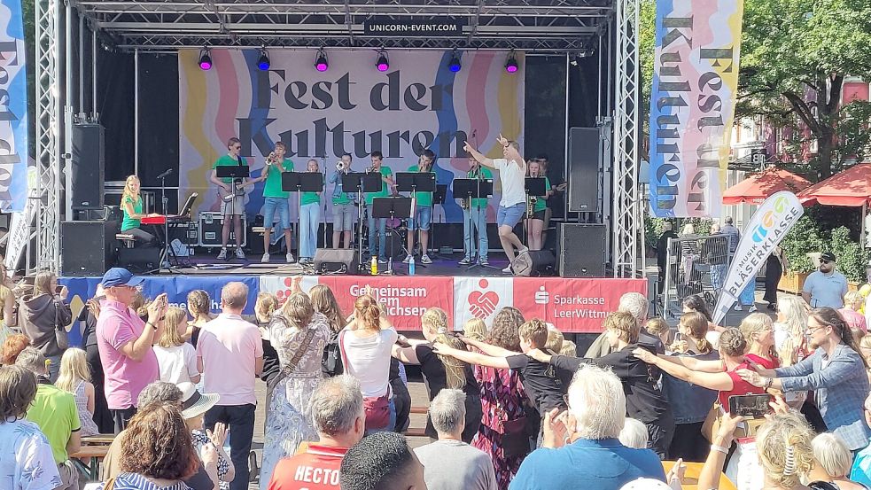 Bunt und vielfältig ist es in Leer alljährlich beim Fest der Kulturen.