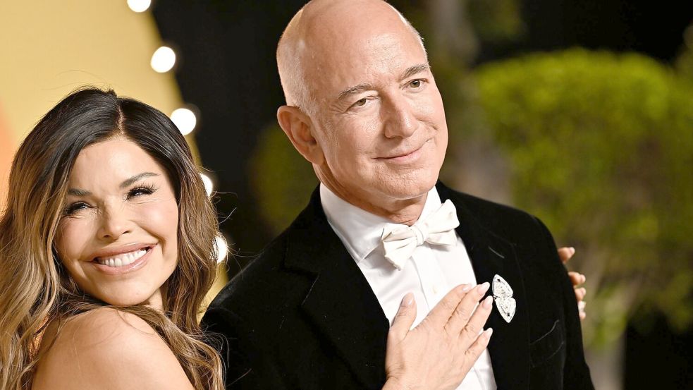 Der Amazon-Gründer und die Journalistin wollen mit etwa 200 Gästen feiern. (Archivbild) Foto: Evan Agostini/Invision/dpa