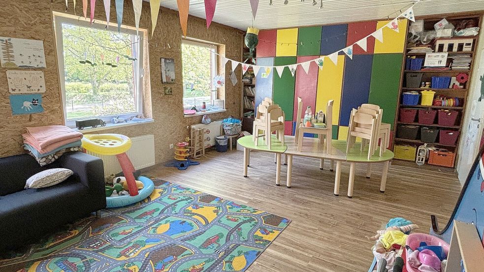 Der Spielkreis-Raum im Gemeindehaus bietet Platz zum Spielen, Basteln und Frühstücken. Foto: Karin Böhmer