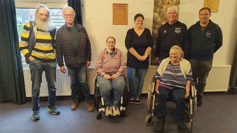 Die Mitglieder des Senioren- und Behindertenbeirats: Alfred Janssen (von links), Carl Wilts, Martina Steiner, Meike Teichert, Hermann Aeilts, Heike Schruhl und Manuel Dirks. Foto: Samtgemeinde Brookmerland