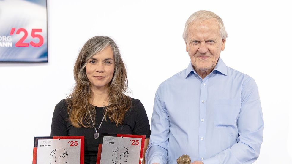 Gangl überzeugte Jury und Leser. Dafür erhielt sie den Hauptpreis und den Publikumspreis. Foto: Wolfgang Jannach/APA/dpa