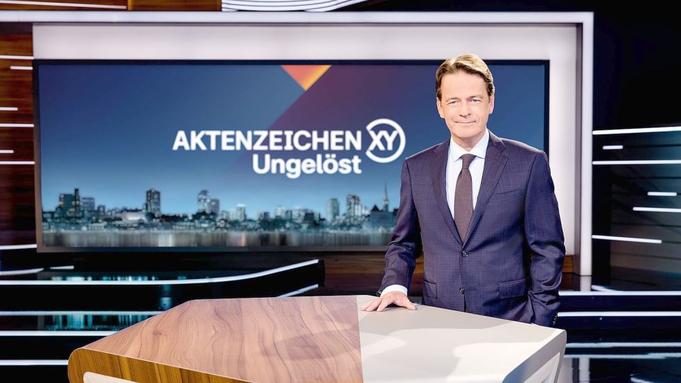 „Aktenzeichen XY... ungelöst“-Moderator Rudi Cerne. Foto: Nadine Rupp/ZDF/dpa