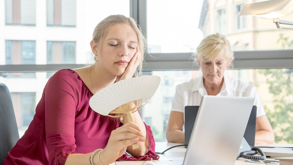 Wie heiß ist zu heiß? Können Arbeitnehmer hitzefrei bekommen? Foto: dpa/Christin Klose