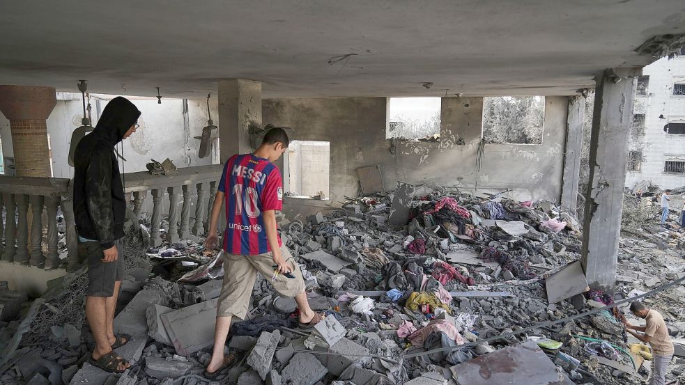 Die Verwüstungen durch den Krieg in Gaza sind verheerend. (Archivbild) Foto: Abdel Kareem Hana/AP/dpa