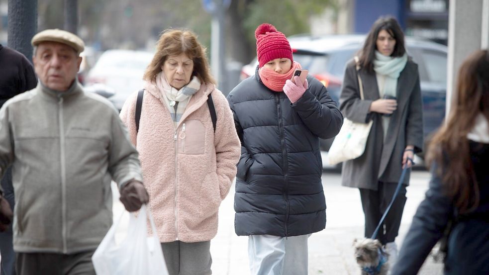 In Buenos Aires wurden die niedrigsten Temperaturen seit über 30 Jahren gemessen. Foto: ---/XinHua/dpa