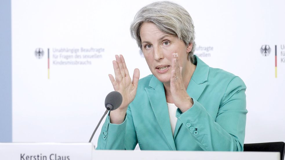 Kerstin Claus ist seit 2022 die Missbrauchsbeauftragte der Bundesregierung. Sie sagt: „Kinder wurden mit Zwangsarbeit, Foltermethoden und sexualisierter Gewalt systematisch gebrochen.“ Foto: IMAGO/Reiner Zensen