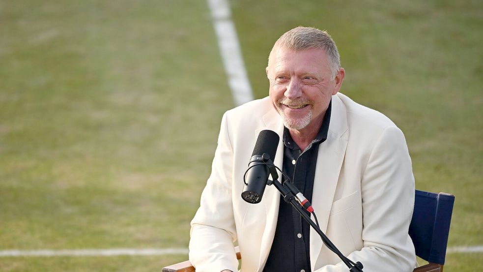 Boris Becker ist großer Fan vom Rasentennis von Laura Siegemund Foto: Marijan Murat/dpa