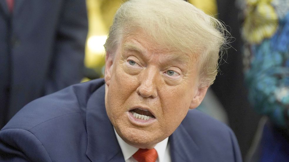 US-Präsident Donald Trump verlängert die Zoll-Frist bis August. Foto: Manuel Balce Ceneta/AP/dpa