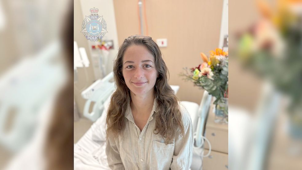Carolina Wilga meldet sich erstmals persönlich aus dem Krankenhaus zu Wort. Foto: Supplied/WESTERN AUSTRALIA POLICE/AAP Image/dpa