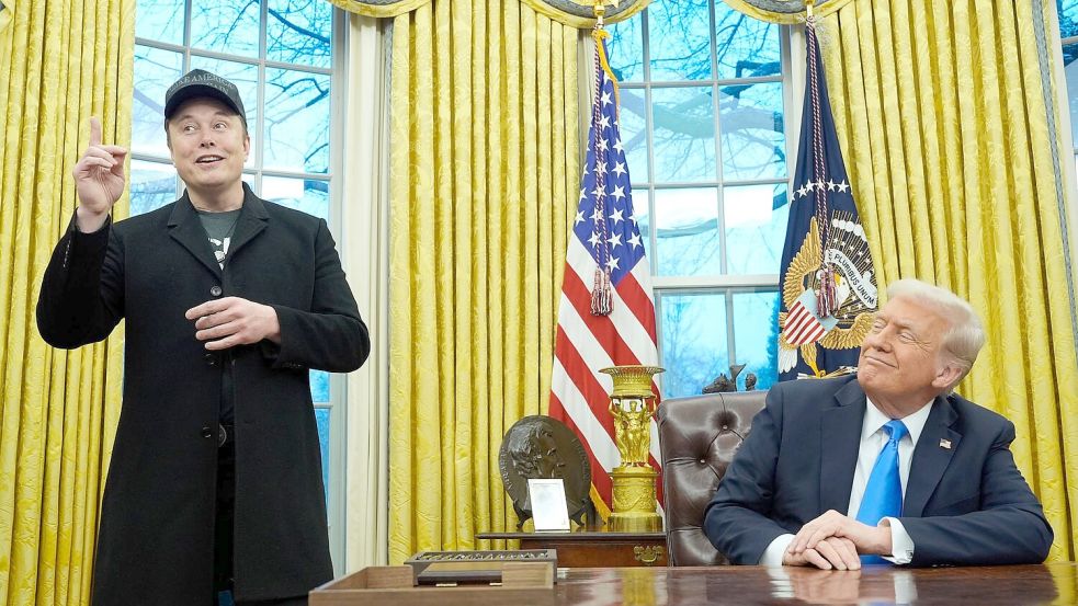 Ende einer besonderen Allianz: Elon Musk und US-Präsident Donald Trump gehen nach einem Streit um die Haushaltspolitik getrennte Wege. (Archiv) Foto: Alex Brandon/AP/dpa