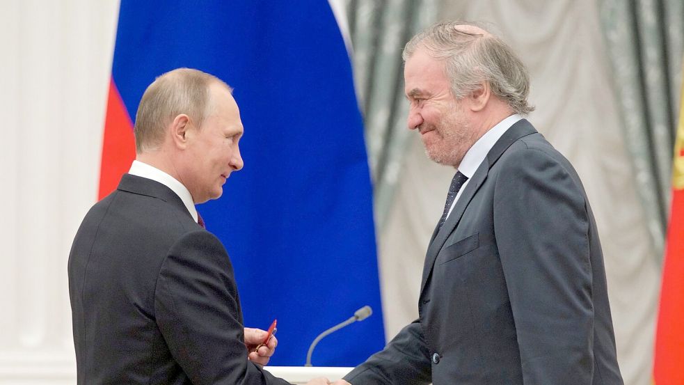 Waleri Gergijew gilt seit Jahren als prominenter Unterstützer Putins. (Archivbild) Foto: Ivan Sekretarev/Pool/AP POOL/dpa