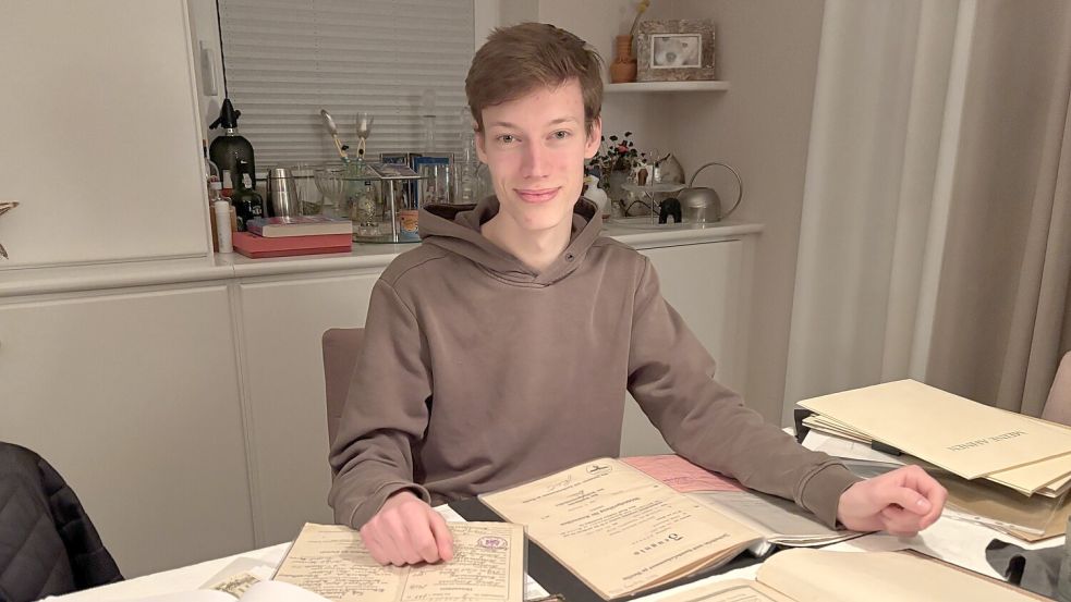 Julius Zimmer forscht seit über 5 Jahren zu seiner Familiengeschichte. Foto: Eva van Loh