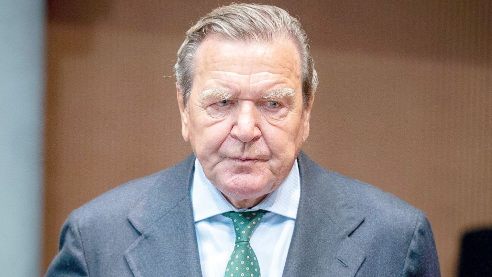 Ex-Kanzler Gerhard Schröder bietet an, per Video auszusagen. (Archivbild) Foto: Kay Nietfeld/dpa