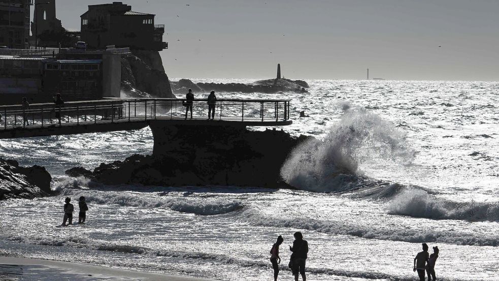 Ein von der Flut überraschter Deutscher ist in Nordfrankreich ertrunken (Archivbild). Foto: Miguel Medina/AFP/dpa
