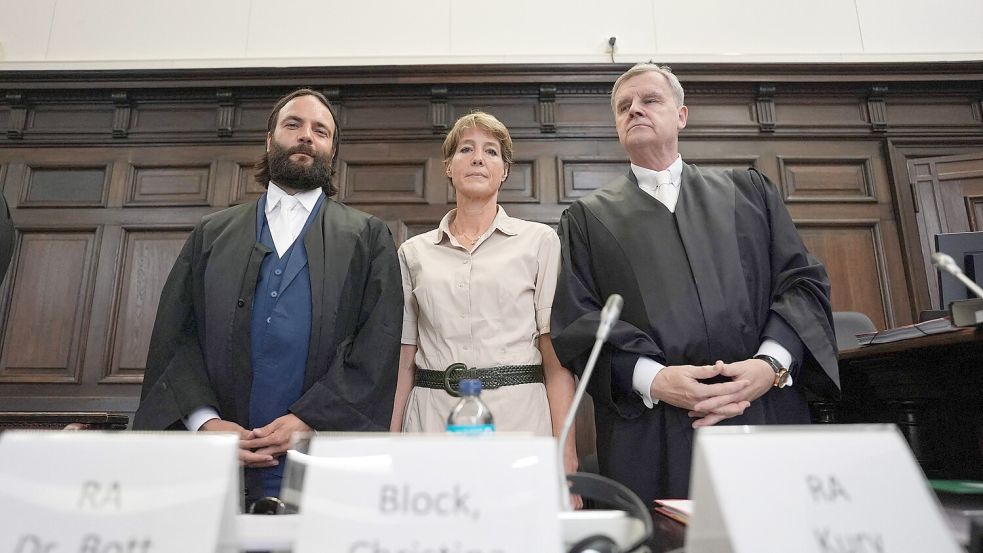 Der zweite Prozesstag, gegen die Steakhauserbin Christina Block wegen Entführung, wurde schon nach kurzer Zeit beendet. Foto: AFP/Marcus Brandt