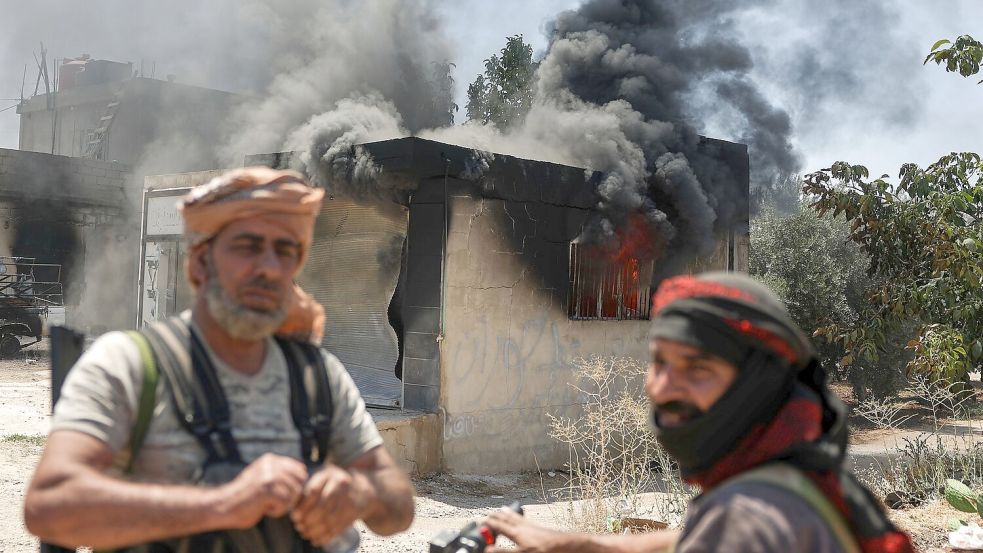 Syriens Übergangspräsident Al-Schaara ruft zu einem Ende des Blutvergießens in Suwaida auf. Foto: Ghaith Alsayed/AP/dpa