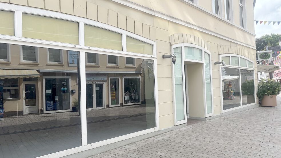 Auch öfter in der Auricher Innenstadt zu sehen: Leerstände. Foto: Jasmin Oltmanns