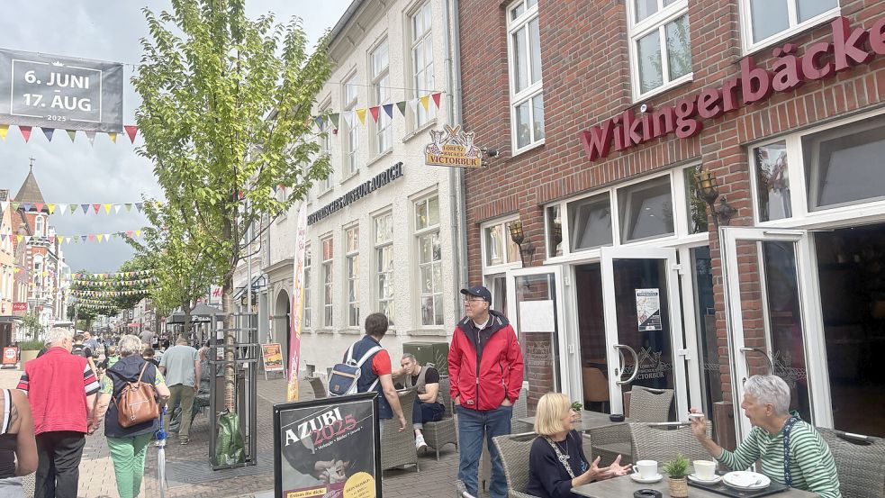 Beim Bäcker oder im Café, in Aurich haben die Besucher die Wahl zwischen mehreren Möglichkeiten. Foto: Jasmin Oltmanns