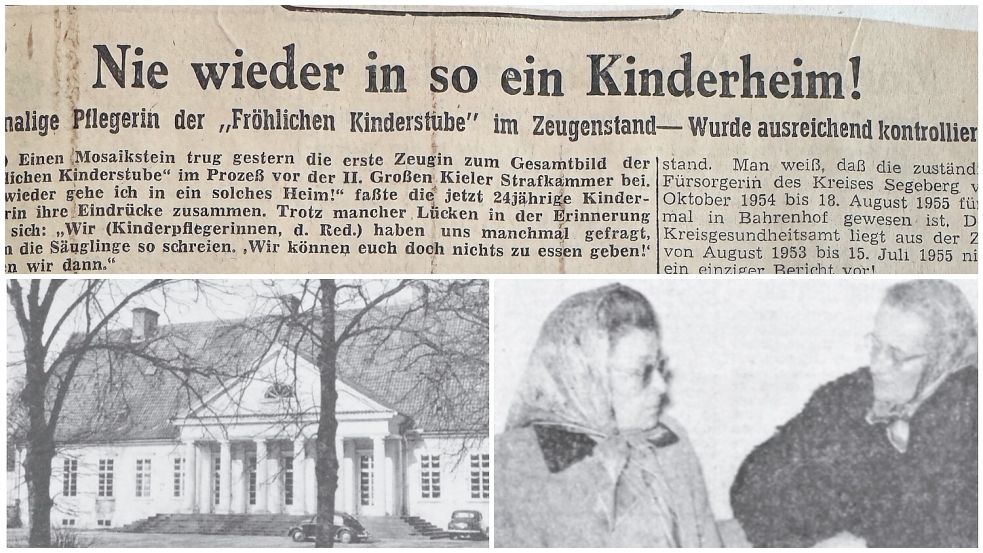 Im Kinderheim „Fröhliche Kinderstube“ herrschten in der Nachkriegszeit schreckliche Zustände. Foto: Landesarchiv Schleswig Holstein/Bild-Zeitung