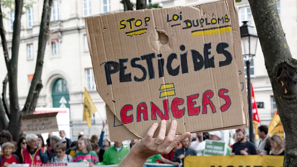 Das „Loi Duplomb“-Gesetz löst in Frankreich heftige Proteste aus. Foto: IMAGO/NurPhoto