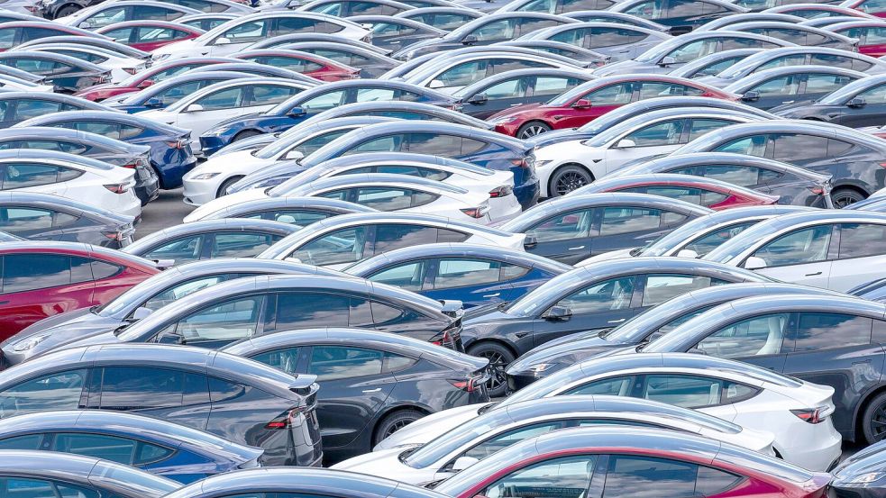 Tesla hat mit Absatzrückgängen zu kämpfen. (Archivbild) Foto: Scott Brauer/ZUMA Press Wire/dpa