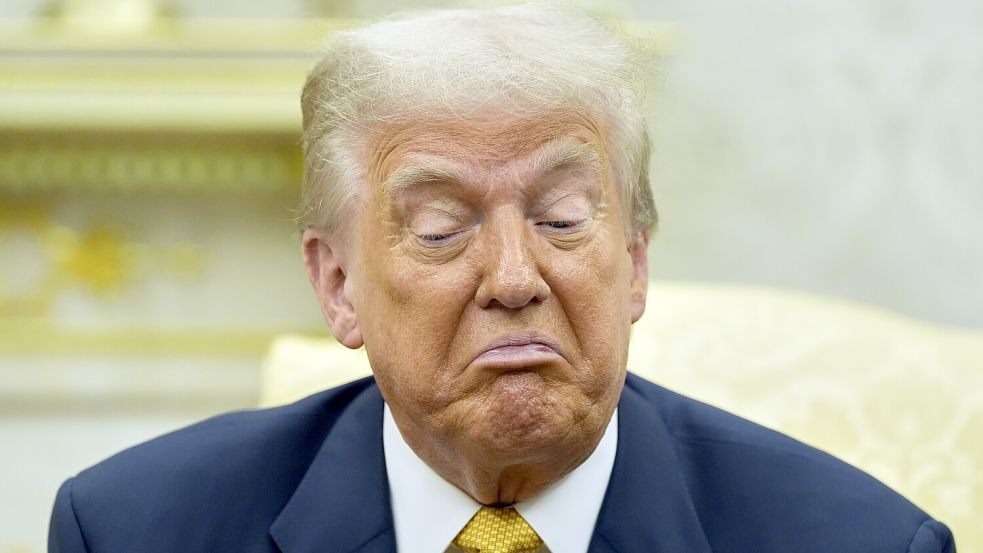 US-Präsident Donald Trump lehnte die mühsam ausgehandelte Lösungen der Unterhändler ab – und verärgert die EU. Foto: DPA/Alex Brandon