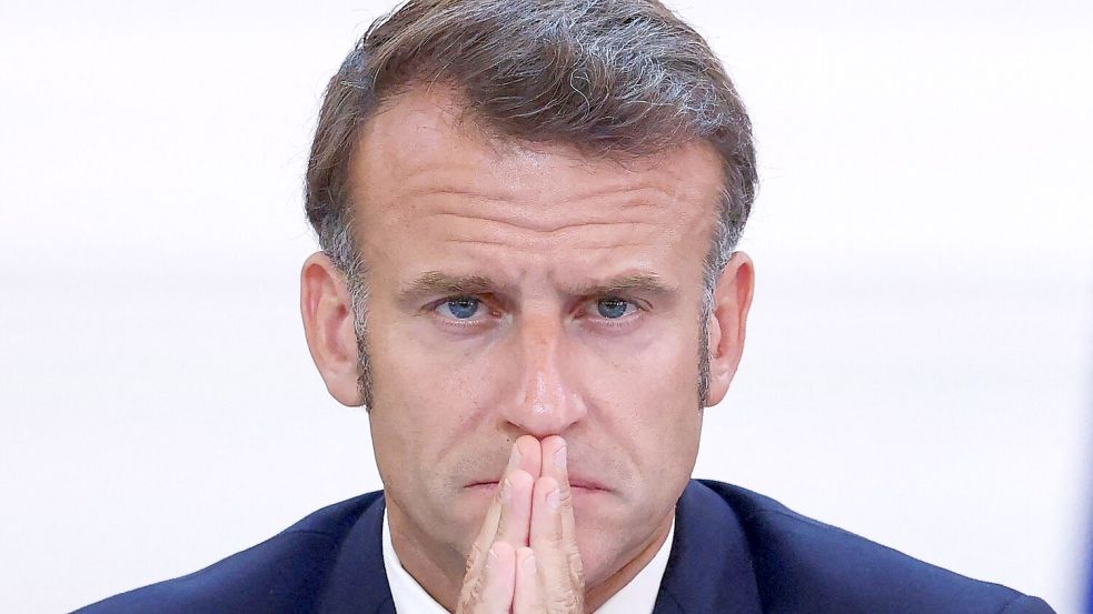 Der französische Präsident Emmanuel Macron möchte Palästina als Staat anerkennen. Foto: AFP/Tom Nicholson
