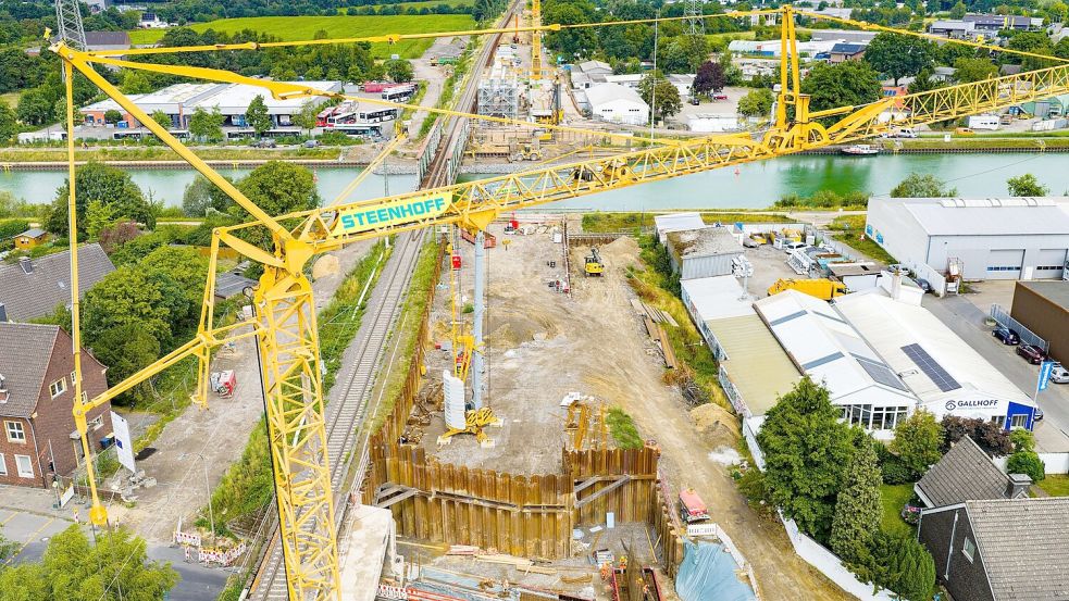 Hoffnungsträger Infrastruktur: Öffentliche Aufträge sollen Exporteinbußen ausgleichen. Foto: Christoph Reichwein/dpa