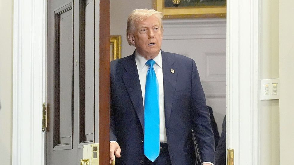 US-Präsident Trump: Verlängerung für Mexiko. Foto: Mark Schiefelbein/AP/dpa