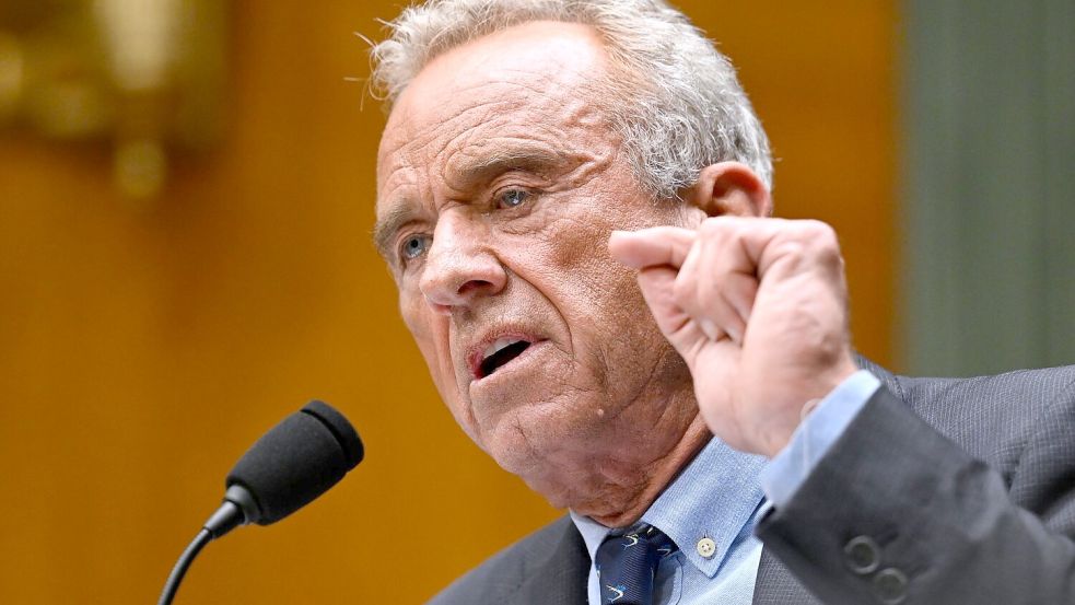 US-Gesundheitsminister Robert F. Kennedy Jr. streicht Geld für die Entwicklung von mRNA-Impfstoffen. Foto: John McDonnell/AP/dpa