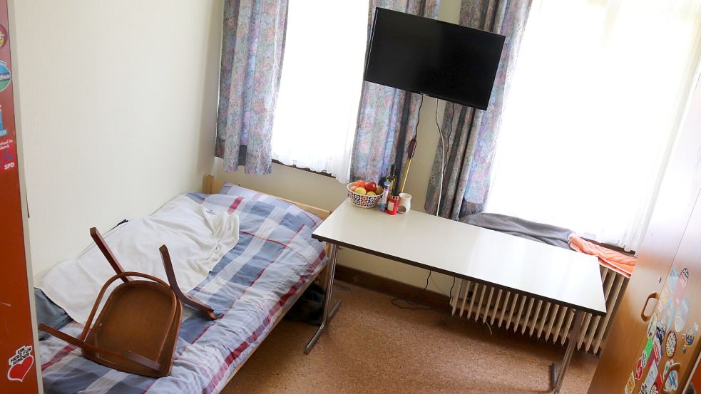Dieses Foto eines Zimmers im Übernachtungsheim entstand im Jahr 2019. Foto: Heino Hermanns
