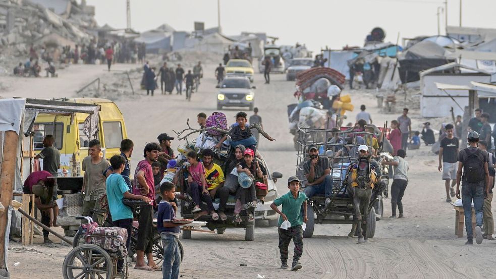Israels Militär soll die Stadt Gaza im Norden einnehmen. (Archivbild) Foto: Jehad Alshrafi/AP/dpa