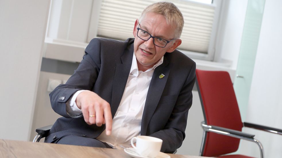 Der Auricher Landrat Olaf Meinen. Foto: Romuald Banik
