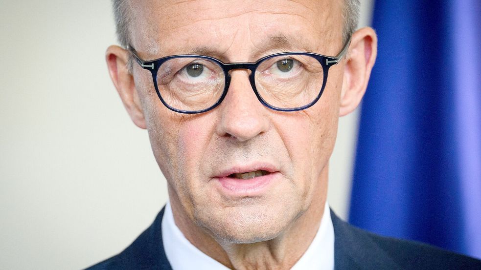 Bundeskanzler Friedrich Merz ist am 14. August seit 100 Tagen im Amt. Foto: dpa/Bernd von Jutrczenka